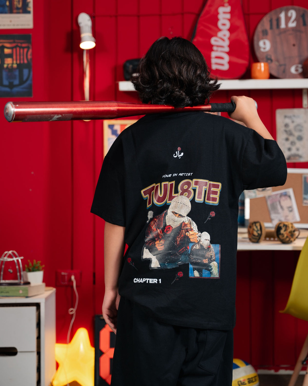 Tul8te Black Tee