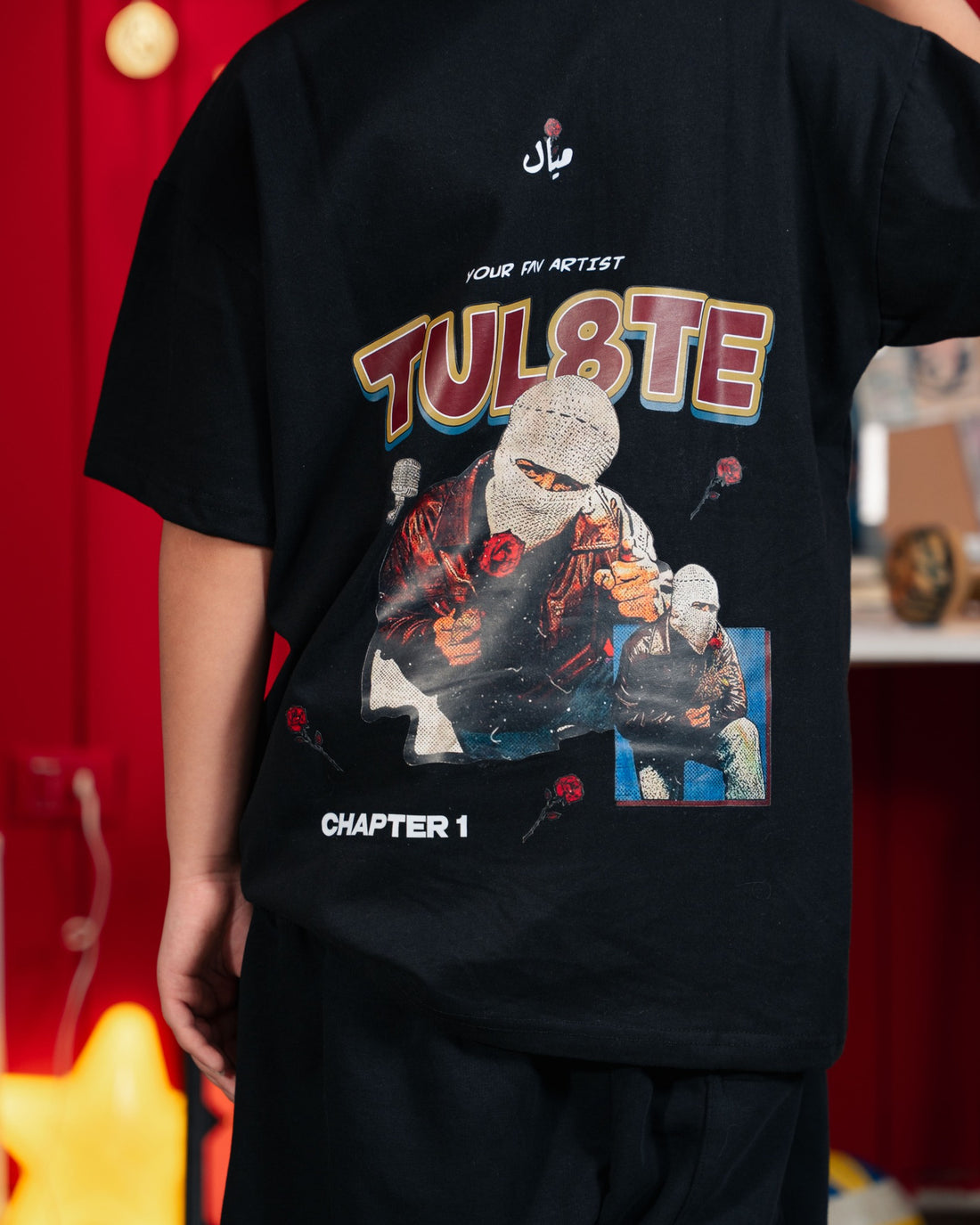 Tul8te Black Tee