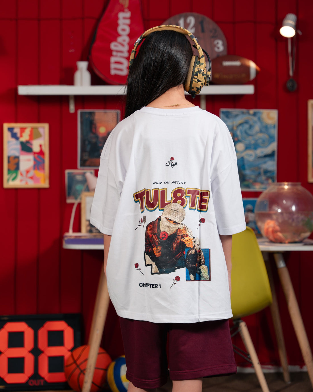 Tul8te White Tee