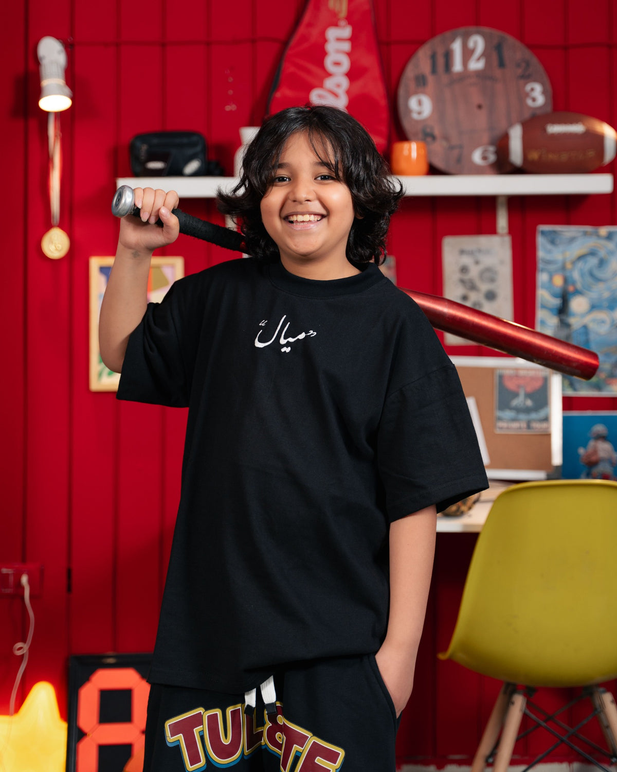 Tul8te Black Tee